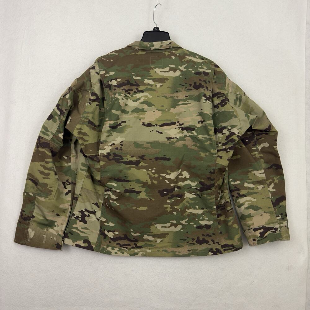 US Army Combat Uniform Jacket Mens Large ACU Camo Ripstop Military Coat - Picture 4 of 9